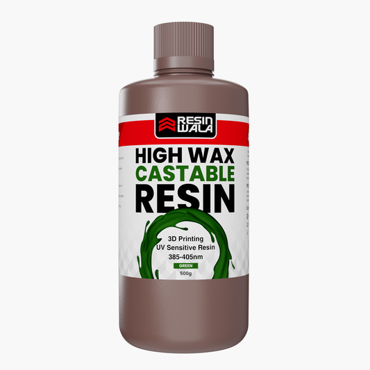 High Wax Castable Resin 500g Green